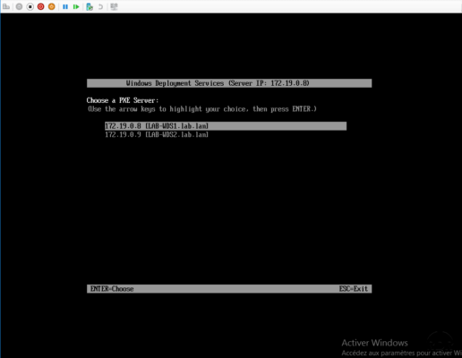 Choose a PXE Server