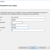 Requesting a certificate for the AD RMS cluster