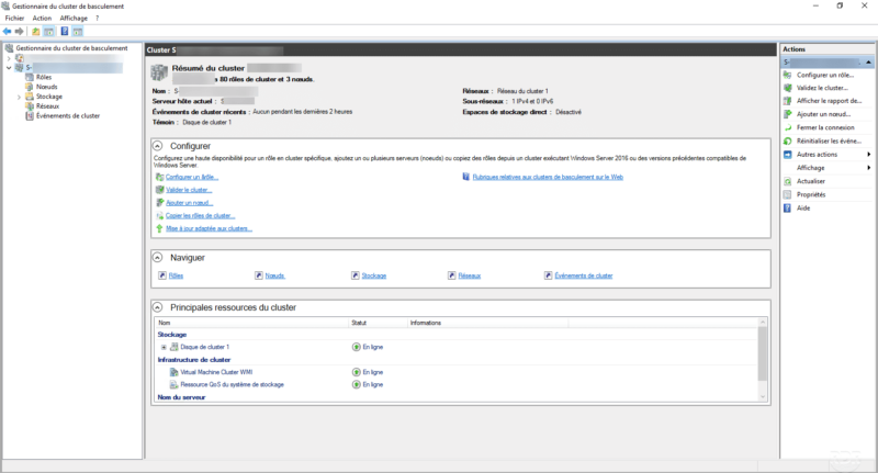 Cluster management
