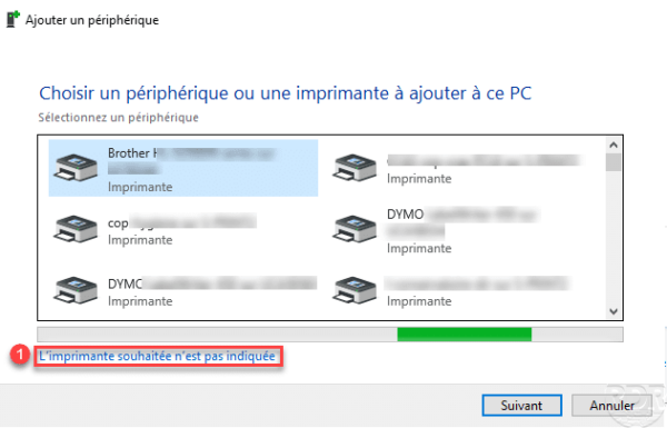 Wizard add printer on computer