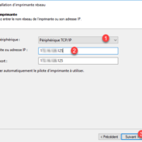 Type and address