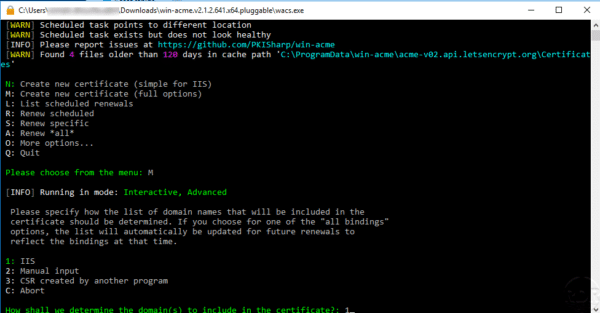 How to list domain - IIS