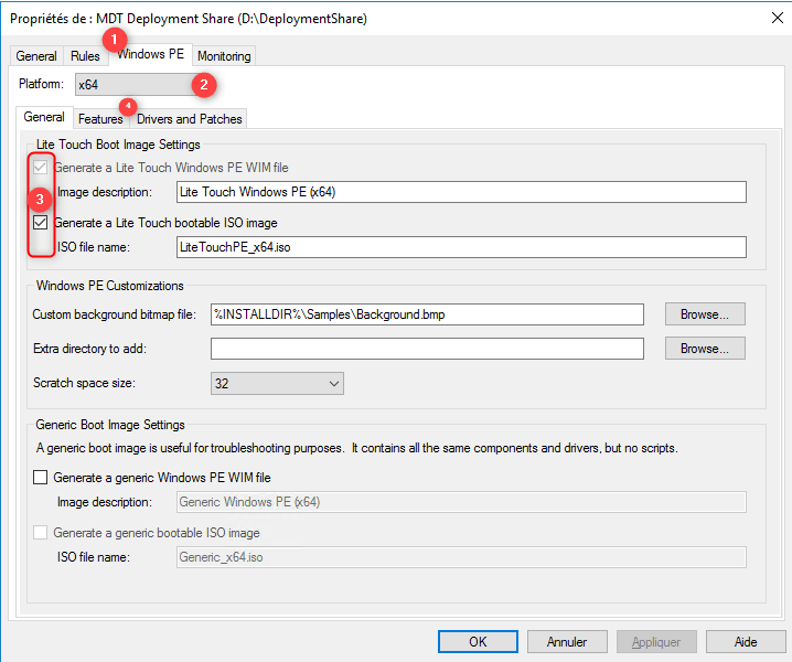 Winpe config general