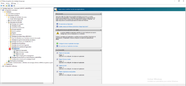 AppLocker configuration