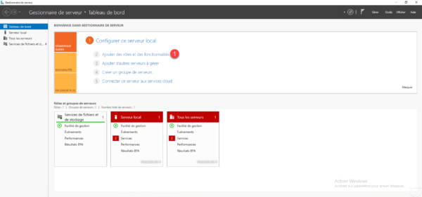 Gestionnaire de serveur