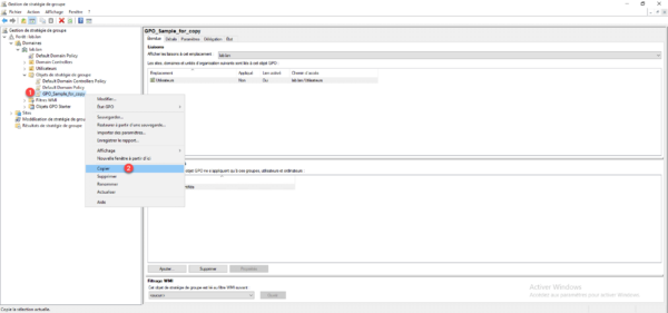 Right click on object and click Copy
