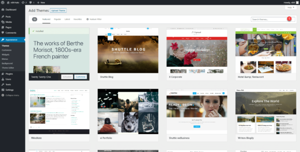 WordPress - Theme MarketPlace