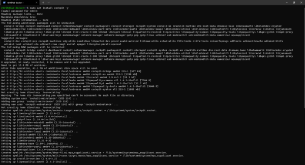 Ubuntu cockpit install