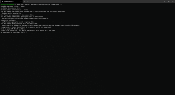 install docker