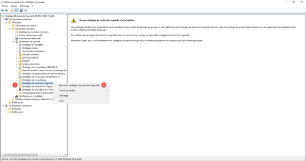Nouvelle restriction logicielle