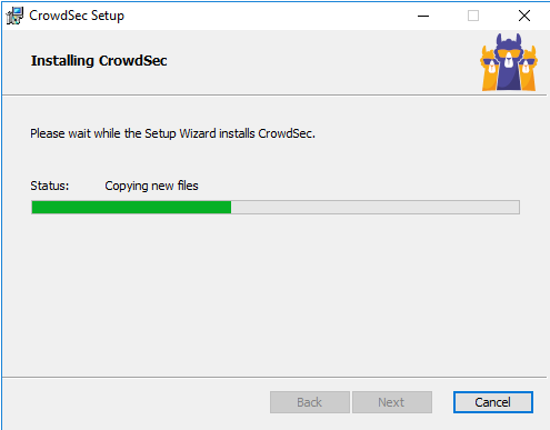 Crowdsec Wizard Install