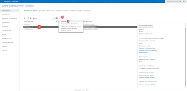 Disable Mailbox