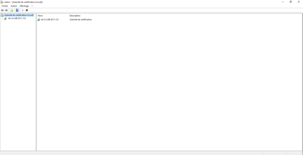 Windows Server Console CA