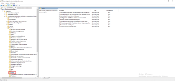 Windows LAPS Parameters