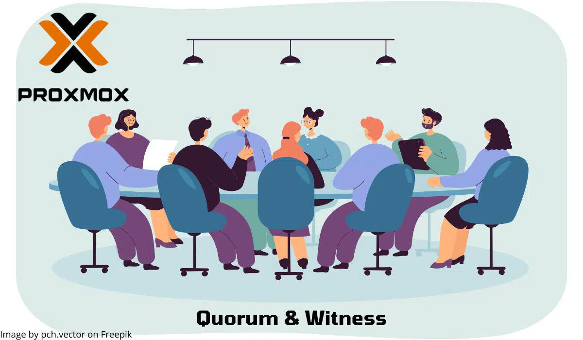 Proxmox: quorum configuration with a cluster of 2 servers