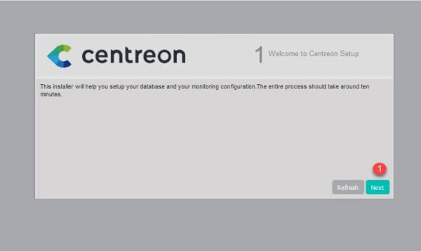 Centreon installation 1/9