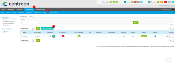 Centreon configuration 2/11