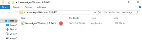 Veeam Agent EXE
