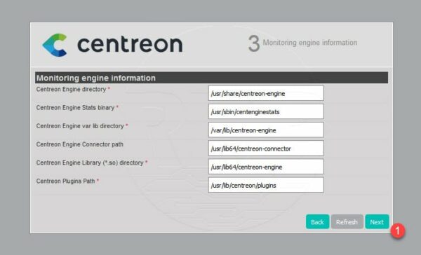 Centreon installation 3/9