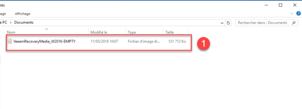 Iso pour la restauration bare metal