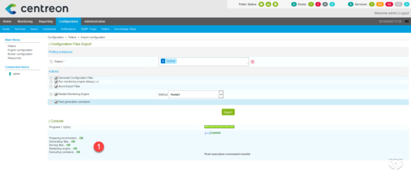 Centreon configuration 4/11