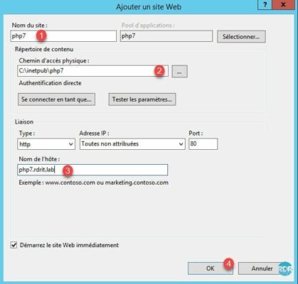 Configuración del sitio