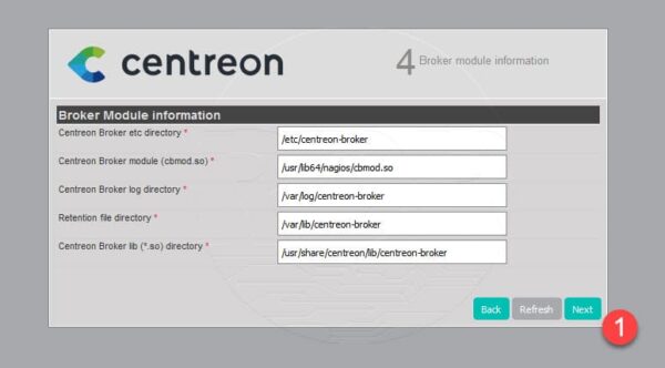 Centreon installation 4/9