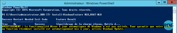 Installation terminée