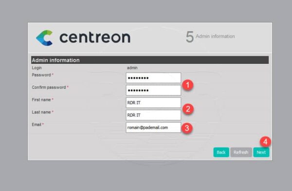 Centreon installation 5/9