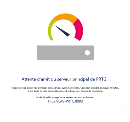 Redémarrage ...