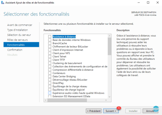 Pas besoin de fonctionnalité