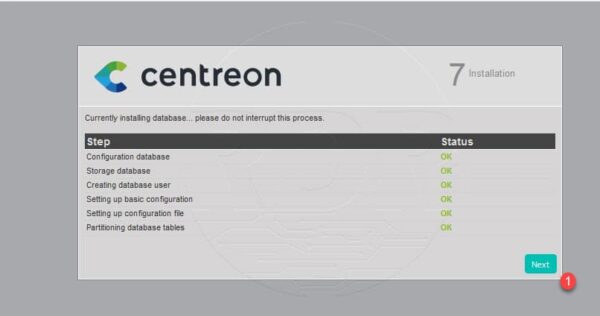Centreon installation 8/9