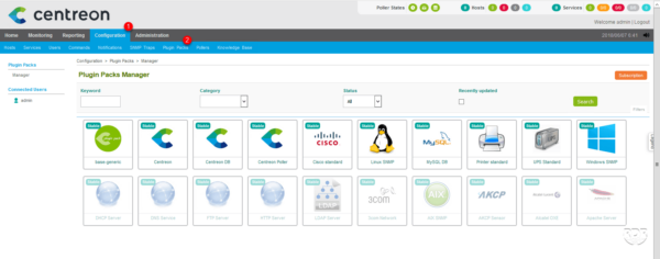 Centreon configuration 9/11