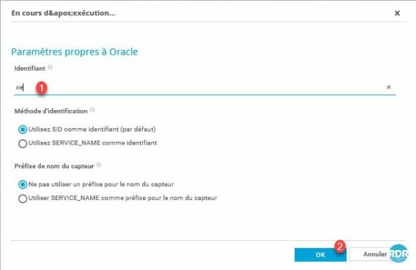 Configuration du capteur