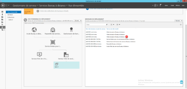 Serveur dans la liste