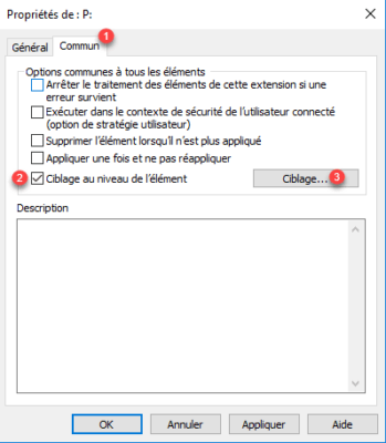 Activer le ciblage