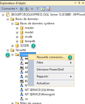 Ajout connexion
