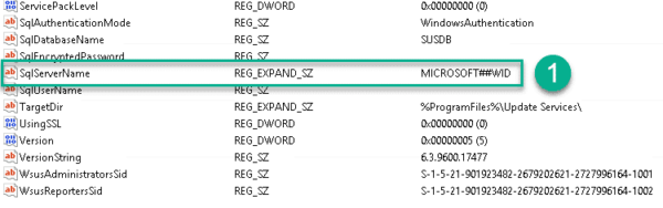 changer nom instance wsus