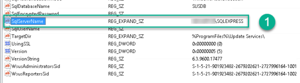 changer nom instance wsus