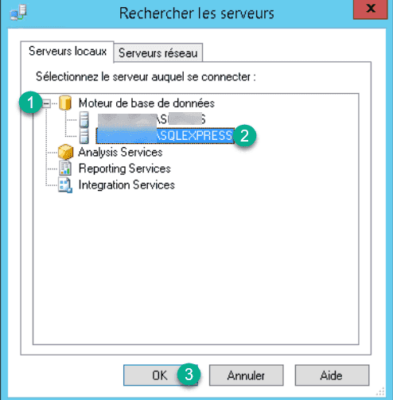 Selectionner l'instance