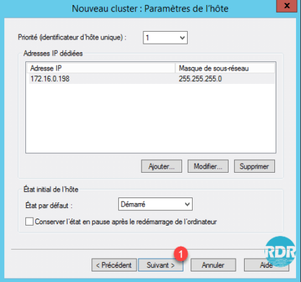 Valider la config IP