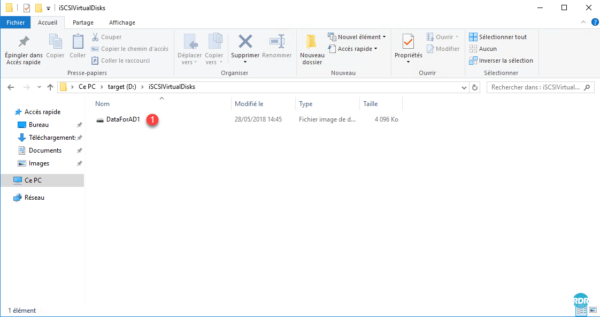 Fichier du vdisk