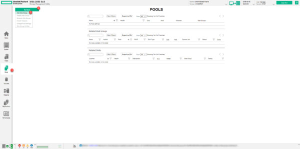 Ajout un pool