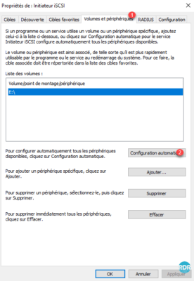Configuration automatique du volume