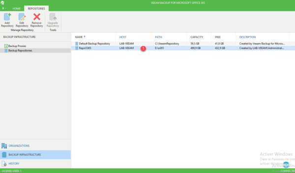 Repository dans la liste