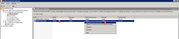 Démonter la bdd