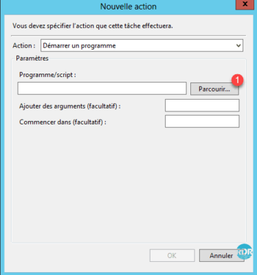 Aller chercher le .bat