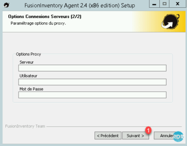 Configuration de l'agent