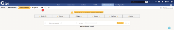 FusionInventory : ajout plage IP