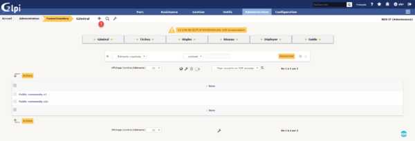 Ajouter une communauté SNMP